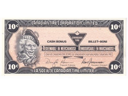 S9-C-BX1 1987 Canadian Tire Coupon 10 Cents Uncirculated For Cheap