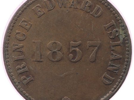 PE-7C3 1857 PEI Self Government & Free Trade Token Very Good (VG-8) Supply