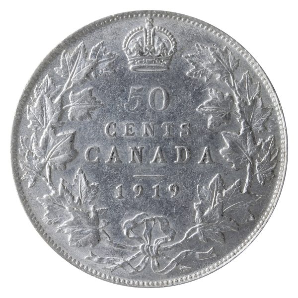 1919 Canada 50-cents ICCS Certified EF-45 Online