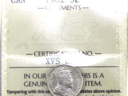 1902 Canada 5-cents ICCS Certified AU-50 Cheap