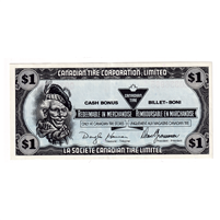 S10-F-Q 1989 Canadian Tire Coupon $1.00 Almost Uncirculated Hot on Sale