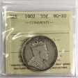 1902 Canada 50-cents ICCS Certified VG-10 Hot on Sale