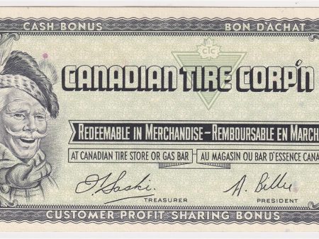 S1-B-H 1961 Canadian Tire Coupon 5 Cents Uncirculated (Stain) Supply