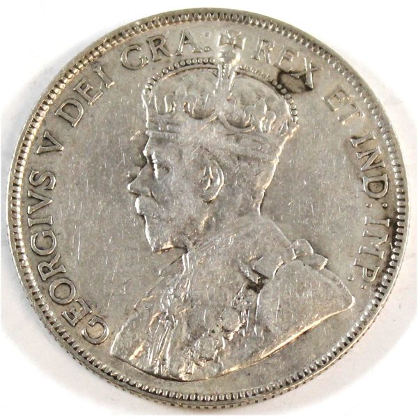 1918 Canada 50-cents F-VF (F-15) Discount