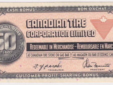 S3-C-T 1972 Canadian Tire Coupon 10 Cents AU-UNC Fashion