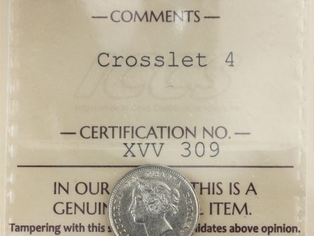 1874H Crosslet 4 Canada 5-cents ICCS Certified EF-40 Sale