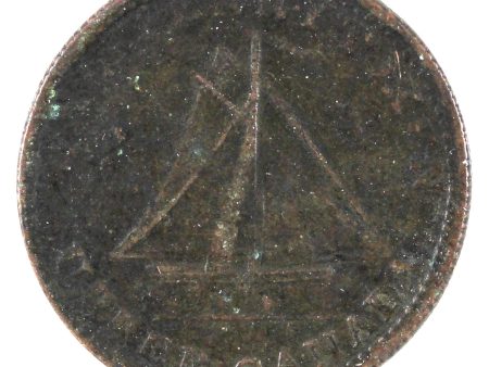 UC-12B2 1833 Upper Canada To Facilitate Trade Half Penny Token Very Fine (VF-20) Sale