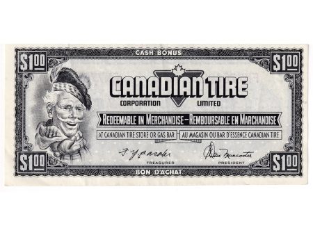 S4-F-FN 1974 Canadian Tire Coupon $1.00 VF-EF Cheap