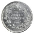 1907 Canada 5-cents ICCS Certified AU-55 For Discount