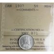 1907 Canada 5-cents ICCS Certified MS-62 (XMY 871) Cheap