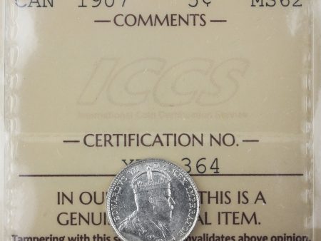 1907 Canada 5-cents ICCS Certified MS-62 (XVV 364) Online