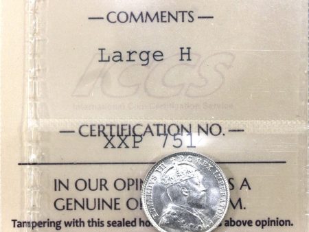 1902H Large H Canada 5-cents ICCS Certified MS-64 on Sale