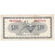 S5-F-ON 1976 Canadian Tire Coupon $1.00 Very Fine Supply