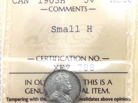 1903H Small H Canada 5-cents ICCS Certified MS-60 (XEZ 788) Online Sale