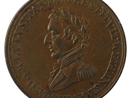 WE-11A6 Wellington Cuidad Rodrigo Badajoz Salamanca Half Penny Token Almost UNC (AU-50) $ For Cheap