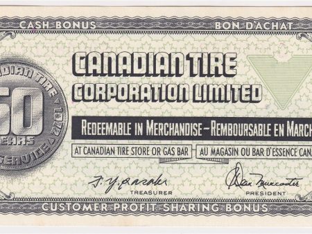 S2-B-S 1972 Canadian Tire Coupon 5 Cents Uncirculated Fashion