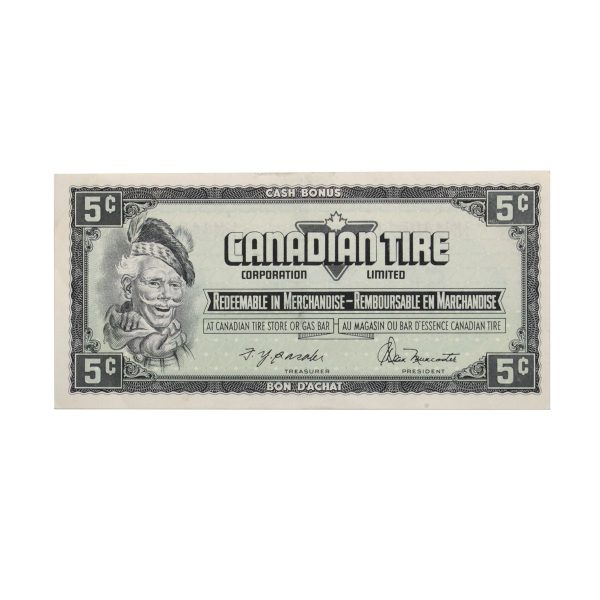 S4-B-HN 1974 Canadian Tire Coupon 5 Cents Extra Fine Online