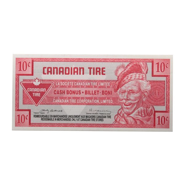 S15-C-00 1992 Canadian Tire Coupon 10 Cents Uncirculated For Discount