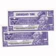 S17-Da-*0 Replacement 1992 Canadian Tire Coupon 25 Cents AU-UNC (2 Notes) Sale