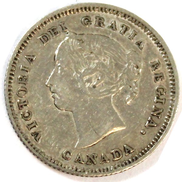 1887 Canada 5-cents Extra Fine (EF-40) $ Online