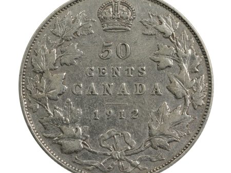 1912 Canada 50-cents F-VF (F-15) $ Discount