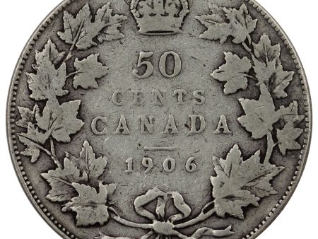 1906 Canada 50-cents VG-F (VG-10) Discount