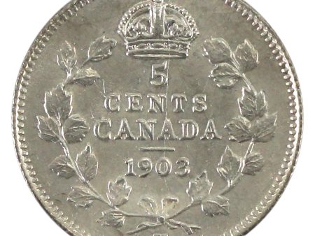 1903H Small H Canada 5-cents AU-UNC (AU-55)$ on Sale