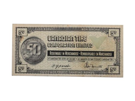 S2-B-S 1972 Canadian Tire Coupon 5 Cents F-VF Supply