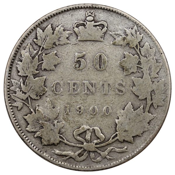 1900 Canada 50-cents Very Good (VG-8) $ Online Sale