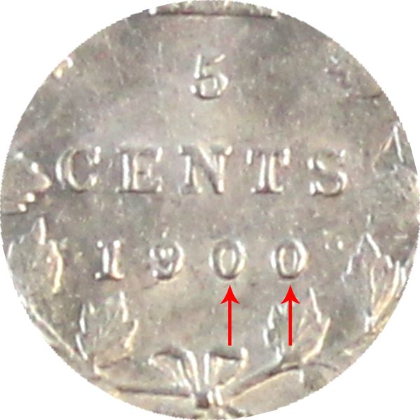 1900 Oval 0 s Canada 5-cents ICCS Certified MS-62 (XQL 246) For Discount