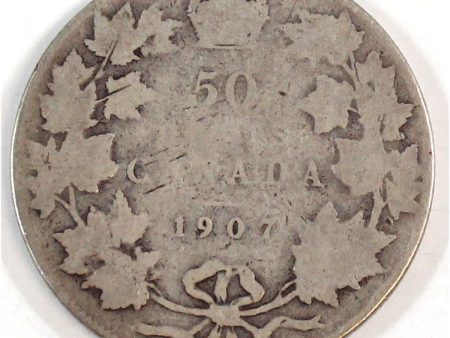 1907 Canada 50-cents Good (G-4) Cheap