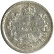 1910 Pointed Leaves Canada 5-cents ICCS Certified AU-58 Sale