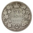 1890H Canada 50-cents Very Good (VG-8) $ Online Sale