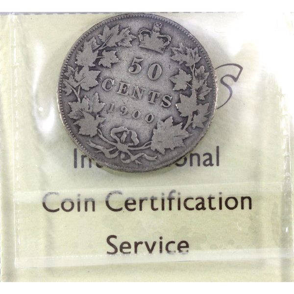 1900 Canada 50-cents ICCS Certified G-4 Discount