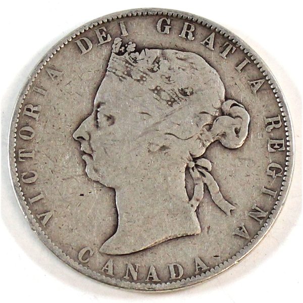 1900 Canada 50-cents VG-F (VG-10) $ Fashion