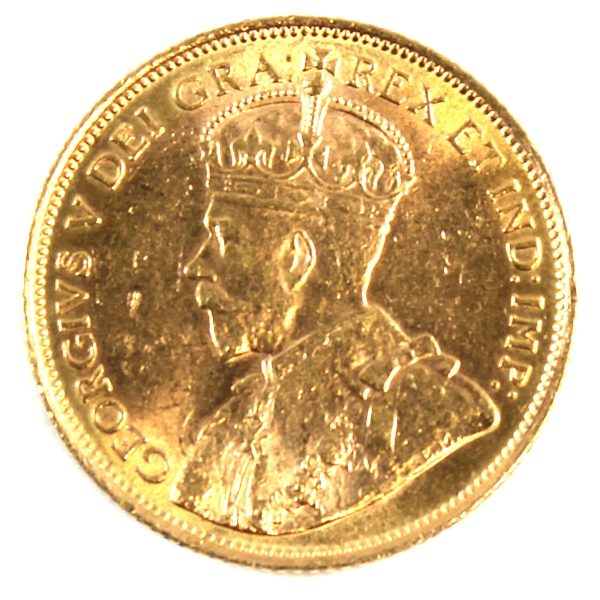 1912 Canada $5 Gold Uncirculated (MS-60) Online now