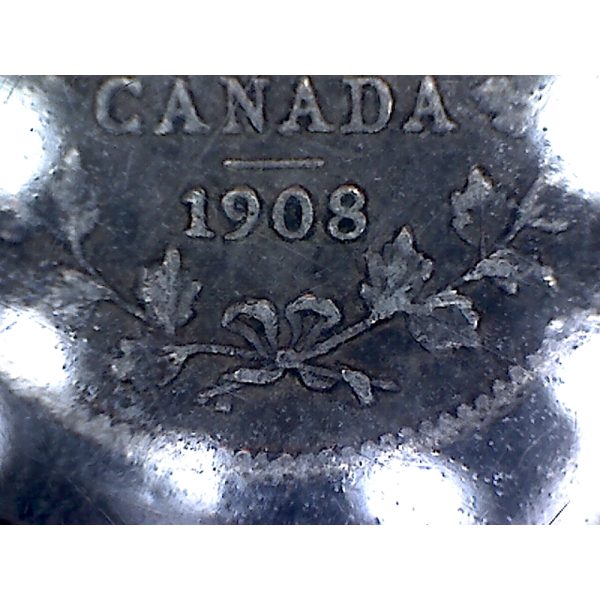 1908 Small 8 Canada 5-cents ICCS Certified VF-30 Fashion