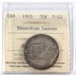 1910 Edwardian Leaves Canada 50-cents ICCS Certified F-12 Cheap