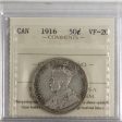 1916 Canada 50-cents ICCS Certified VF-20 Online now