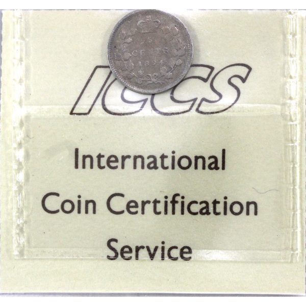 1894 Canada 5-cents ICCS Certified F-12 Online now