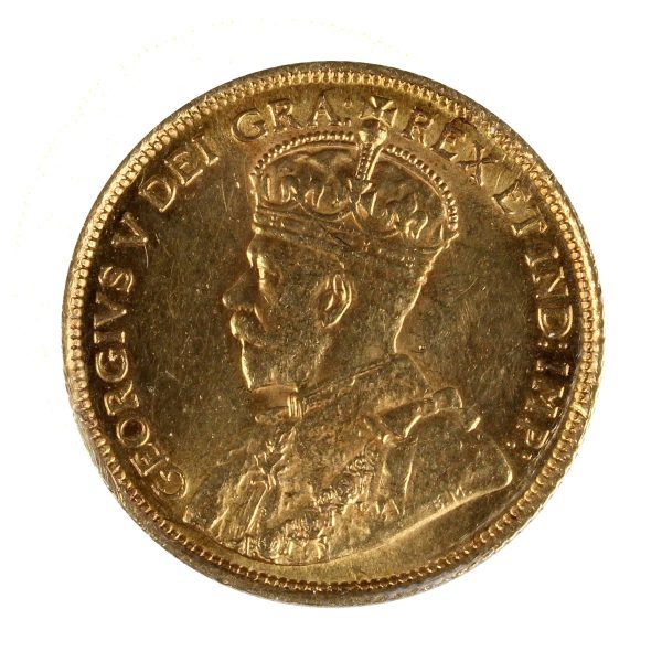 1913 Canada $5 Gold ICCS Certified AU-55 Online