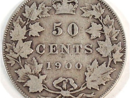 1900 Canada 50-cents VG-F (VG-10) $ Fashion