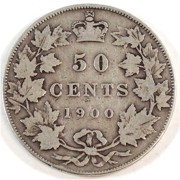 1900 Canada 50-cents VG-F (VG-10) $ Fashion