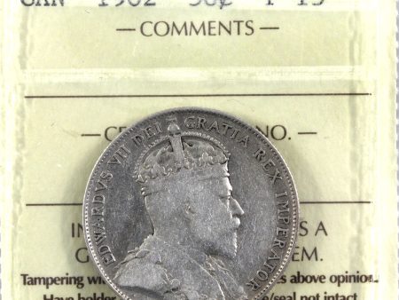 1902 Canada 50-cents ICCS Certified F-15 Supply