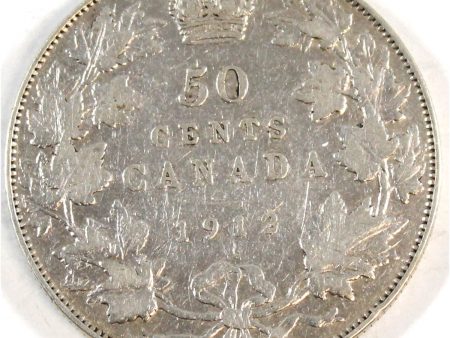 1912 Canada 50-cents VG-F (VG-10) Fashion