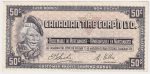 S1-E-E 1961 Canadian Tire Coupon 50 Cents Almost Uncirculated (Holes) Online Hot Sale