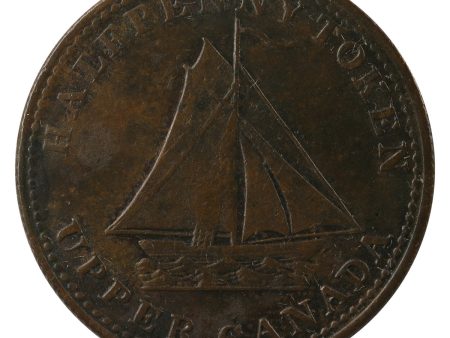 UC-12B2 1833 Upper Canada To Facilitate Trade Half Penny Token VF-EF (VF-30) $ Online Sale