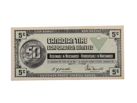 S3-B-S 1972 Canadian Tire Coupon 5 Cents EF-AU Online