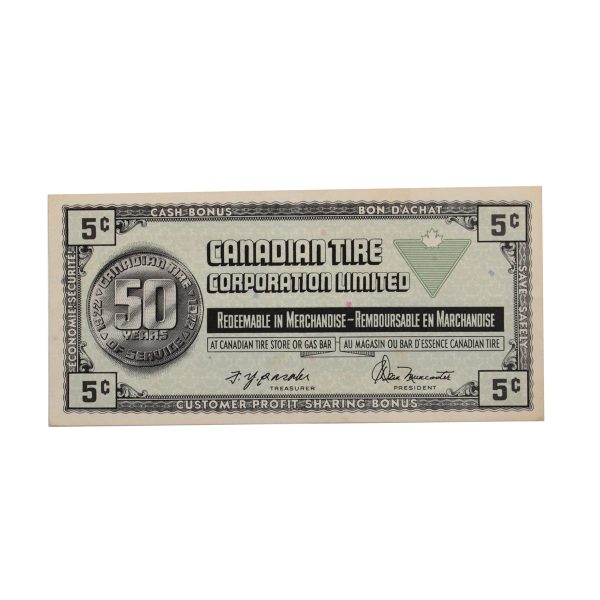 S3-B-S 1972 Canadian Tire Coupon 5 Cents EF-AU Online