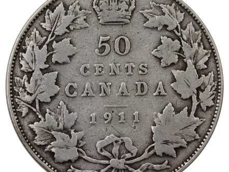 1911 Canada 50-cents Very Good (VG-8) Online